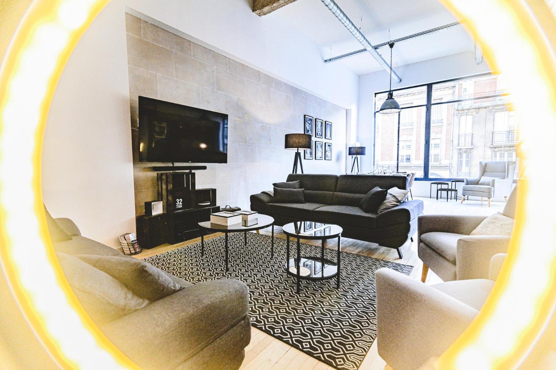 Ikizen Prestige - Loft Du Cadran - Parking Prive Apartment Reims Luaran gambar