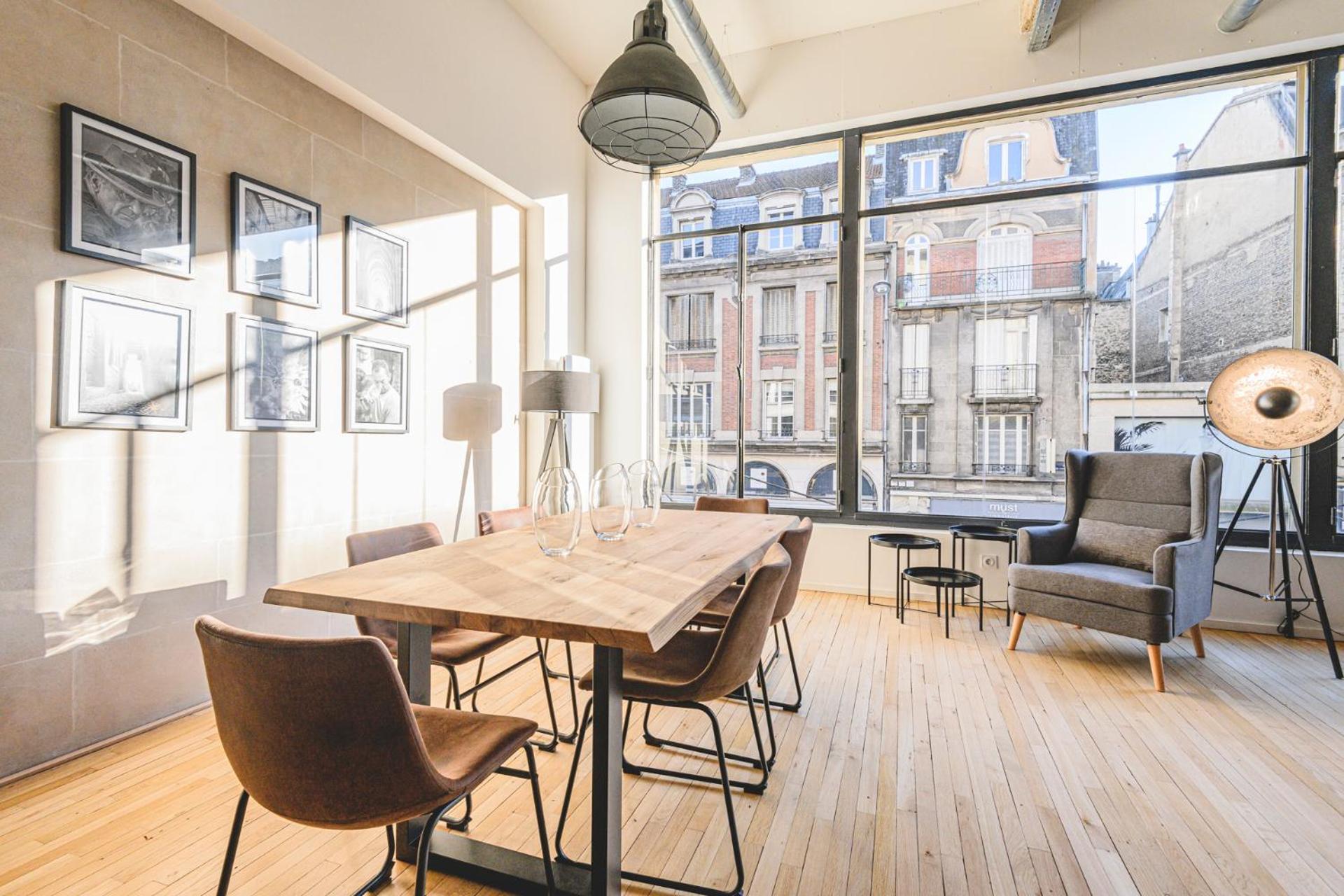 Ikizen Prestige - Loft Du Cadran - Parking Prive Apartment Reims Luaran gambar