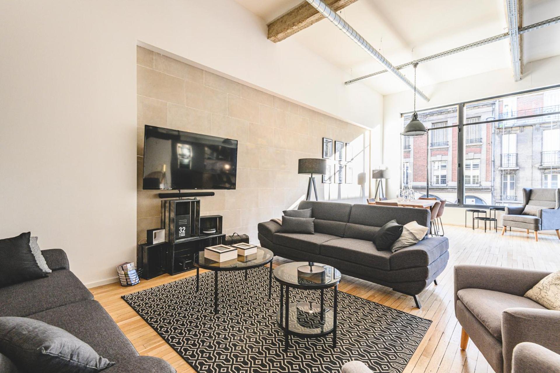 Ikizen Prestige - Loft Du Cadran - Parking Prive Apartment Reims Luaran gambar